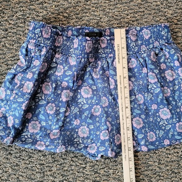 J Crew Pink and Blue Stretch Floral Beach Shorts Size Small - Picture 7 of 14
